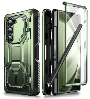 Zdjęcie produktu dla i-Blason G24ZFOLD6ABSPGD, Pokrowiec, Samsung, Galaxy Z Fold6, 16 cm (6.3"), Ciemny Zielony