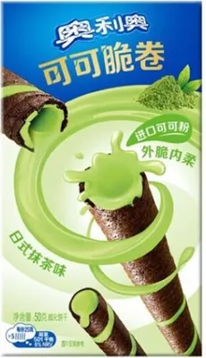 Produktbild von Oreo Cocoa Crisp Roll Matcha 50g