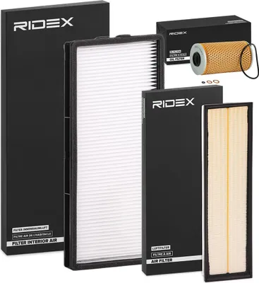 Produktbild von RIDEX Filterset Inspektionspaket Filtersatz für BMW 5 Limousine (E34) 5 Touring (E34)