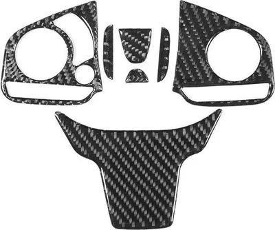 Productafbeelding van Famanu: Carbonvezel schakelpaneel voor Honda Civic 10e generatie (2016-2019) - Interieuraccessoire voor auto