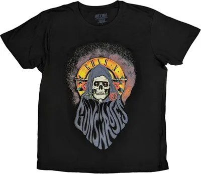 Produktbild von Guns N Roses - "Reaper" T-Shirt für Herren/Damen Uni RO8540 (L) (Schwarz)