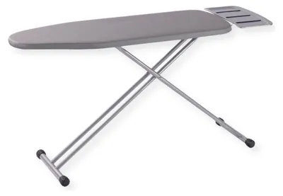 Produktbild von SensaHome Bügelbrett – Klappbarer Bügeltisch mit Dampfeinheitshalter – 110×33cm – Hellgrau