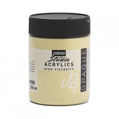 Produktbild von Pebeo Studio Acrylics 500 ml, Buff Titanium