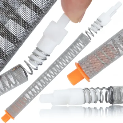 Productafbeelding van Vingerfilter Vervanging FTX 100 Mesh – met Veer | Ø9mm | Compatibel met Airless Verfspuit Graco