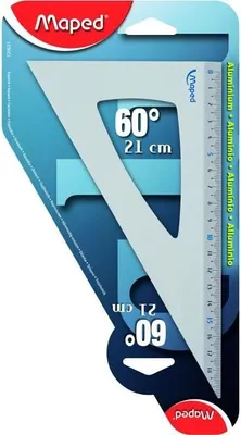 Image de Maped Zeichendreieck 60 Grad, aus Aluminium