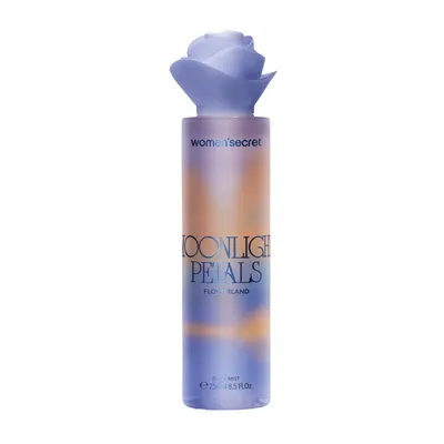 Produktbild von women'secret Flowerland Moonlight Petals Body Mist 250 ml – Bodyspray Damen blumig süß mit Jasmin, Vanille und Himbeere
