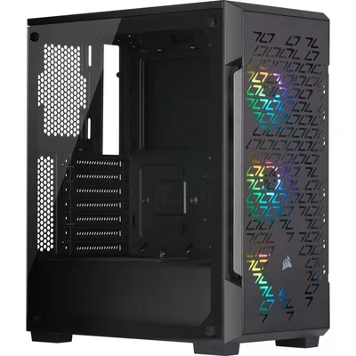 Zdjęcie produktu dla Corsair iCUE 220T RGB Airflow, Midi Tower, PC, Biały, ATX, micro ATX, Mini-ITX, Stal, Szkło hartowane, Gaming