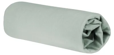 Zdjęcie produktu dla Prześcieradła elastyczne do materacy dziecięcych o wymiarach 60 x 120 cm i 70 x 140 cm, wykonane z dzianiny single jersey, 100% bawełna, kolor: lodowatozielony
