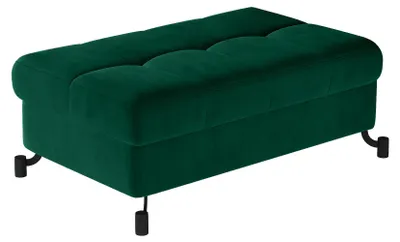Produktbild von Stilvoller Hocker AZARI - dunkelgrün