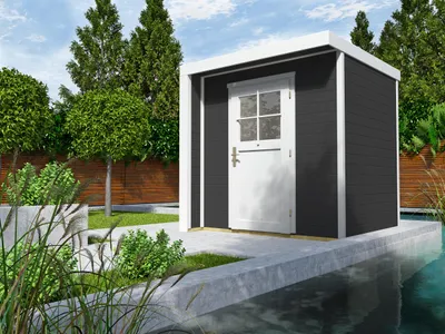 Produktbild von Lugano 262 anthrazit B x T x H 214 x 215 x 218