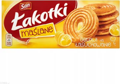 Obrázek produktu pro Ciastka maślane San Łakotki 168 g