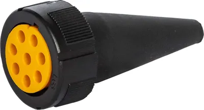 Produktbild von 8-poliger Bajonettverbinder ASPÖCK für Rückleuchten 12V gelb