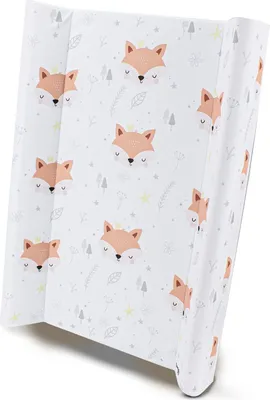 Produktbild von Wickelauflage 50x70 cm - stabile Wickeltischauflage fürs Babybett - abwaschbare Wickelunterlage mit Lineal