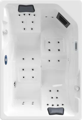 Produktbild von TroniTechnik® Outdoor Whirlpool Galera 190x130cm inkl. Heizung, Hydromassage und Farblicht