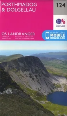 Immagine prodotto di Landranger 124 Porthmadog Dolgellau – Lingua: Inglese