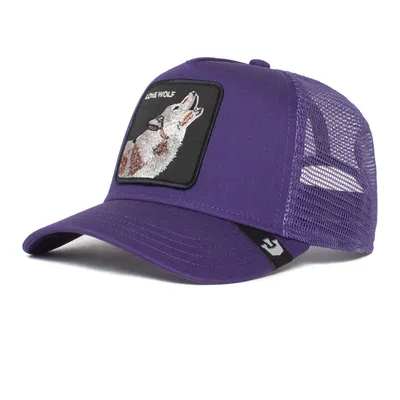 Produktbild von Goorin Bros. The Lone Wolf Trucker Cap The Farm Animal Purple