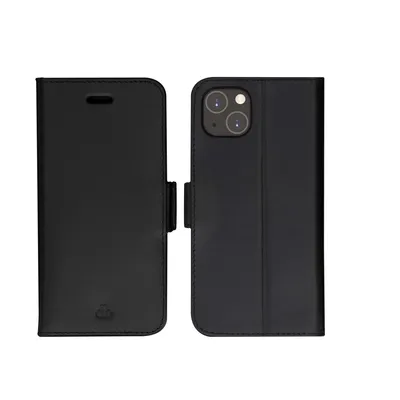 Produktbild von DBRAMANTE1928, Folio-Hülle für Apple iPhone 14 Plus aus Leder Copenhagen mit KartenHülle, Schwarz