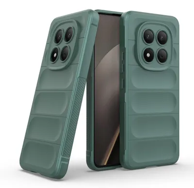 Produktbild von Handy Hülle für Xiaomi Redmi Note 15 Pro Grip Case Cover Schutzhülle Softgrip Farbe: Grün