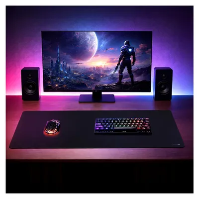 Produktbild von XXL-Mauspad für Büro und Gaming: Schreibtischunterlage mit 900 x 400 mm
