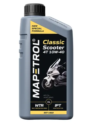 Produktbild von MAPETROL Classic Scooter 4T für 1 Liter Motoröl Motorenöl Teilsynthetisch Öl Motorradöl Motorbike