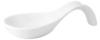 Produktbild von H&h Löffelablage aus Porzellan, 23 cm, weiß