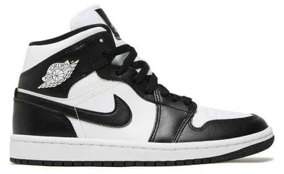 Produktbild von Nike Jordan 1 Mid Black White Panda Sneaker 44