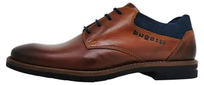 Immagine prodotto di Bugatti Mero: scarpe da uomo, scarpe da business, eleganti scarpe stringate, color marrone, adatte anche per il tempo libero