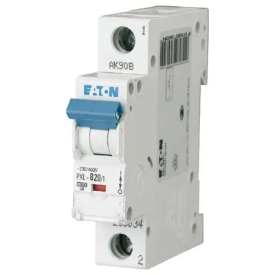 Image de EATON Disjoncteur de protection de ligne B PXL 20A 1p 230V 10kA 1TE