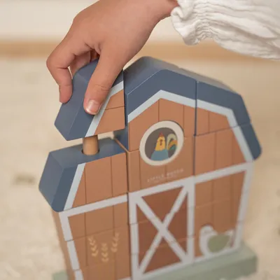 Produktbild von Little Dutch Little Farm Stapelspiel