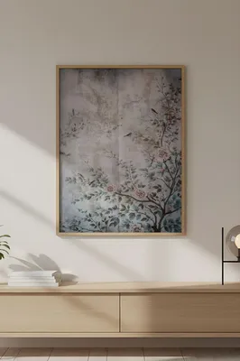 Produktbild von Wallity, Elegantes MDF Gemälde mit Rahmen aus Massivholz, 50 x 70 cm | 100% MDF