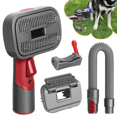Produktbild von 2 in 1 Hundehaar Staubsaugerbürste Kompatibel mit Dyson Gen5 V15 V12 V11 V8 V7, ideal zum Entfernen von losen Haaren