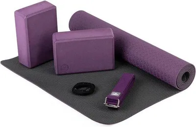 Produktbild von Yogamatte TPE EVA Yoga Blöcke Kotton Riemen für Anfänger