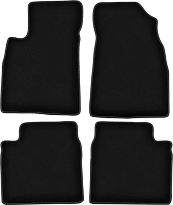 Immagine prodotto di Tappetini in velluto per Kia Opirus (2002-2011, berlina) neri, set 4 pz, con fissaggi