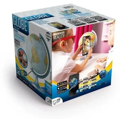Imagen del producto de Globo terráqueo político-físico iluminado. Globo terráqueo AR Multi de 25 cm