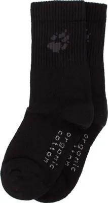 Produktbild von Jack Socken Wolfskin Basic Sock Uni Strümpfe Baumwolle Schwarz 1900811-6000 Größe 35-37