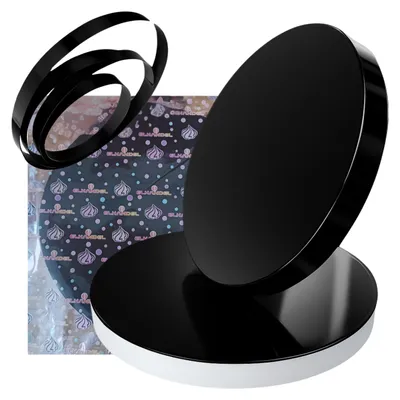 Produktbild von Elhandel Styrodur Tortenunterlage rund schwarz 32cm