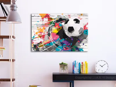 Produktbild von Vlies Malen nach Zahlen - Colourful Ball 60x40 cm Für Kinder n-A-0558-d-a
