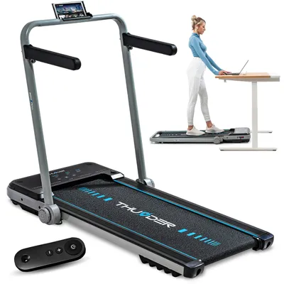 Obrázek produktu pro Běžecký pás Thunder IMPACT SILVER 106,5x40cm 12km/h FitShow skládací Bluetooth transportní kolečka