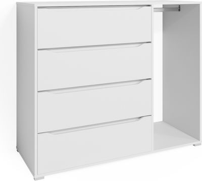 Vicco Kommode Ruben, 120 x 101.9 cm, Weiß