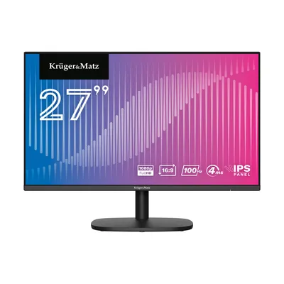 Zdjęcie produktu dla Kruger&Matz 27" Ips Fhd 100Hz – Monitor Dla Graczy I Profesjonalistów