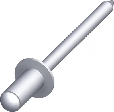 Produktbild von alfer Blindniete 5 mm 5 x 10 mm Stahl verzinkt