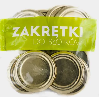 Produktbild von Skomar Schraubdeckel für Gläser Fi 82 Gold 50 Stück