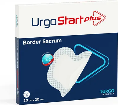 Image de Urgostart Plus Border Sacrum 20x20 cm Pansement 5 pces