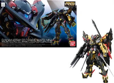 Zdjęcie produktu dla Gundam - Rg 1/144 Gundam Astray Goldframe Amatsu Mina - Zestaw Modelarski 13 Cm