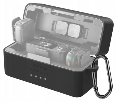 Zdjęcie produktu dla Pokrowiec osłona futerał case do etui ładującego mikrofonu DJI Mic 3 / Mic3 / PU795B