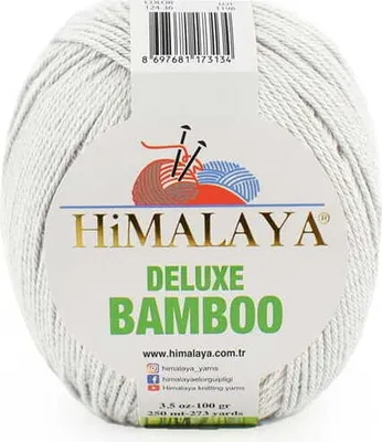 Produktbild von Himalaya Deluxe Bamboo 24 „Taube” – weiches Strick- und Häkelgarn, vielseitig, 100 g