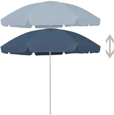 Obrázok produktu pre vidaXL Plážový dáždnik Blue 300 cm