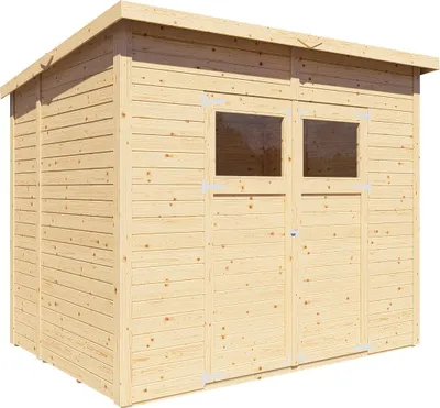 Produktbild von Gartenhaus Marksburg 3 14 mm natur