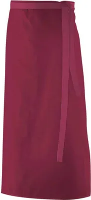 Produktbild von Vorbinder, Schürze, ohne Tasche, B 90 x L 60 cm : bordeaux : 65% Polyester 35%Baumwolle 220 g/m²