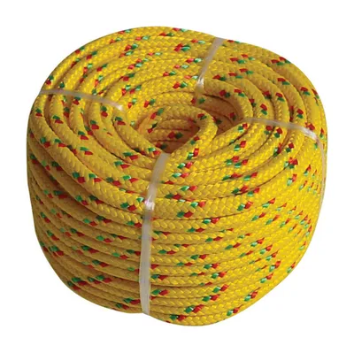 Produktbild von PP Seil 20 Meter mit 6 mm Durchmesser 16x geflochten